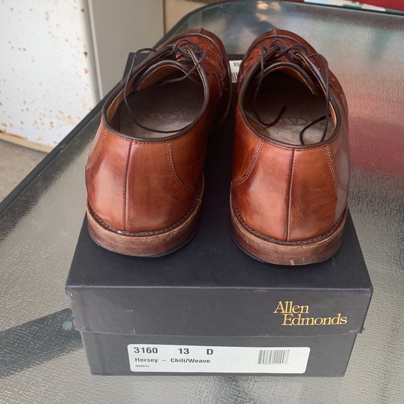 Allen Edmonds Hersey style- Chili/Weave Edition mens upscale shoes. - Picture 14 of 14